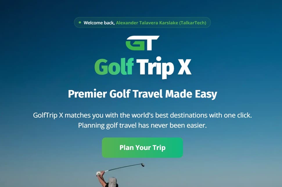 GolfTripX AI
